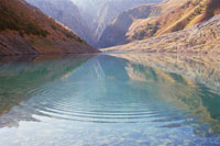Тихое утро на озере Бадак