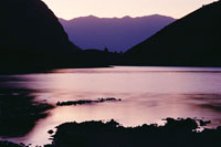 Закат на озере Бадак