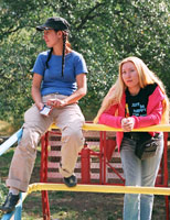 Колоритные девушки. Бардовский фестиваль Осенний Аккорд 2009