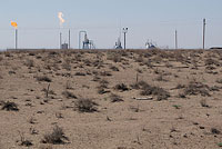 Газовые месторождения в пустыне