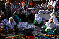 Женская часть базара в Ургуте