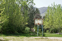 Баскетбольная площадка в лагере Золотинка