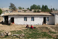Типичный кишлак в Узбекистане