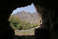 Вид из пещеры возле Золотинки